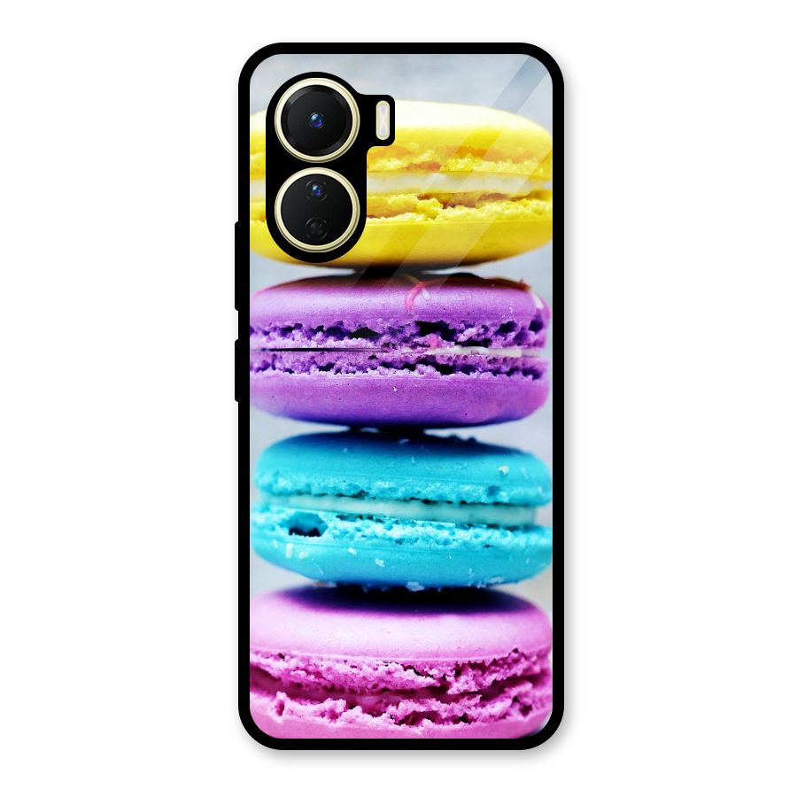 Colourful Whoopie Pies Glass Back Case for Vivo Y16