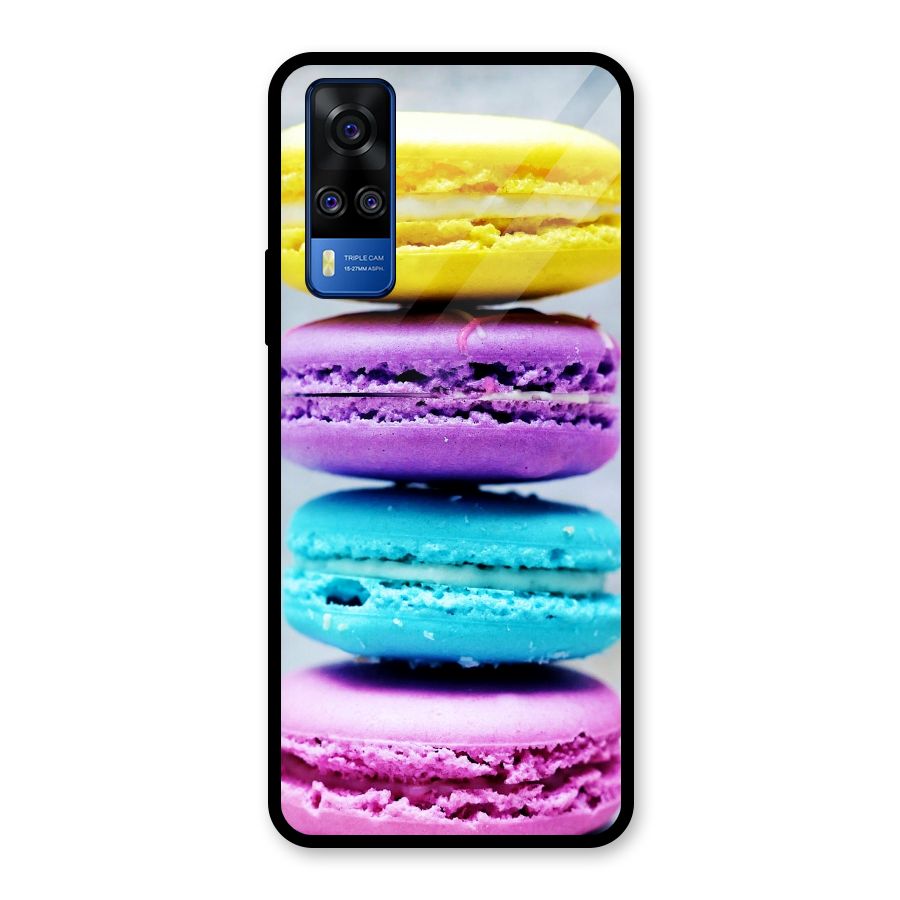 Colourful Whoopie Pies Glass Back Case for Vivo Y31