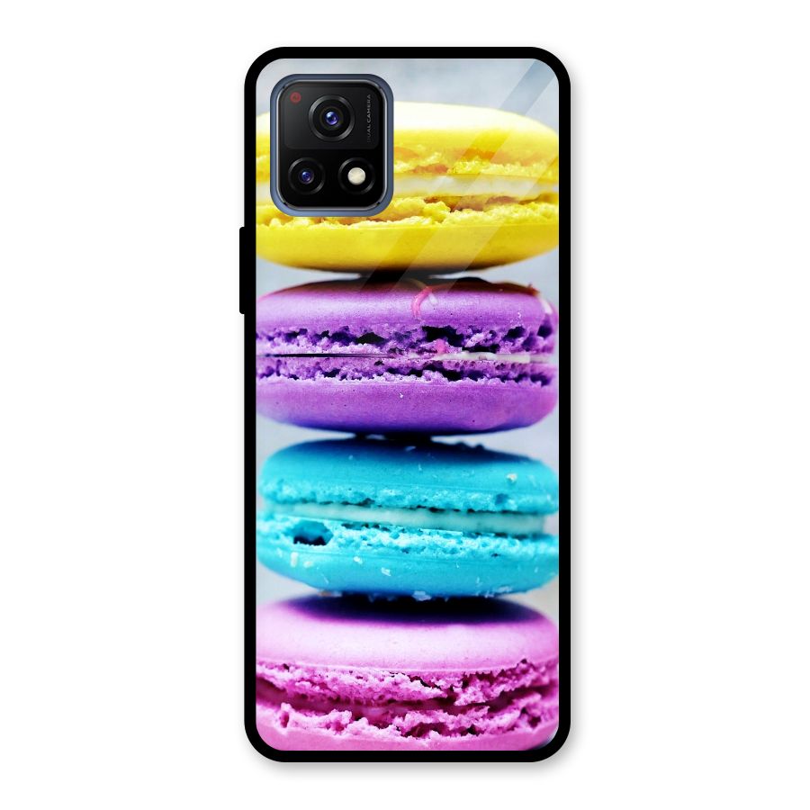 Colourful Whoopie Pies Glass Back Case for Vivo Y72 5G