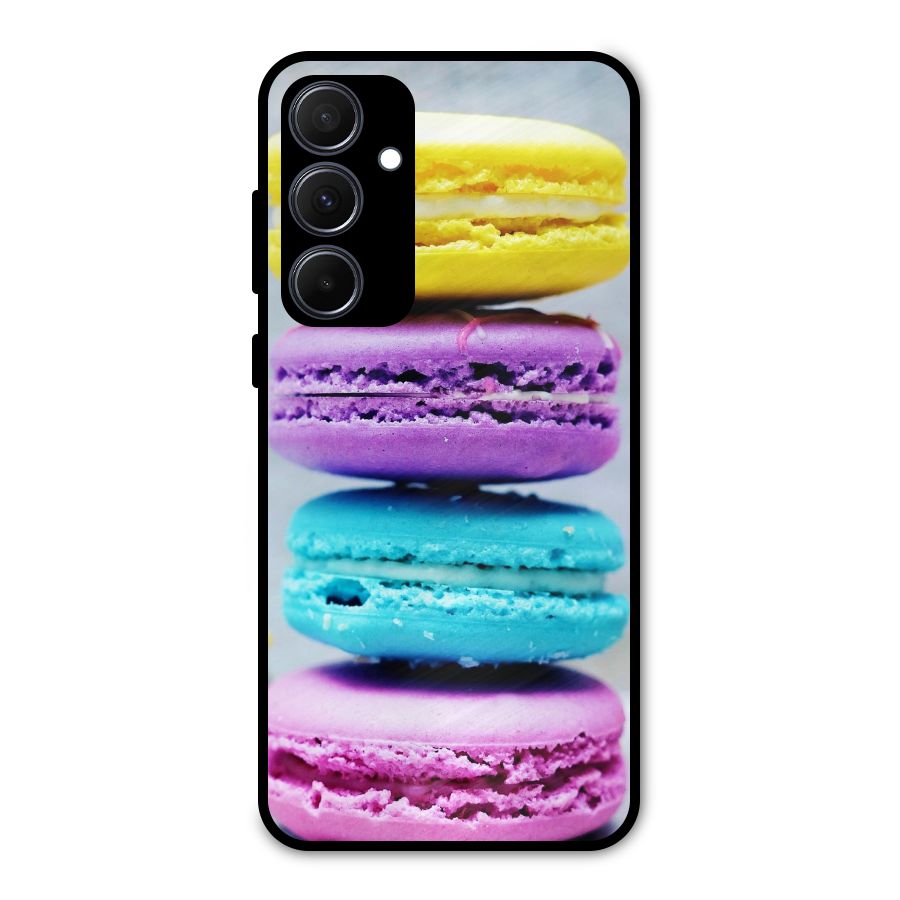 Colourful Whoopie Pies Metal Back Case for Galaxy A35