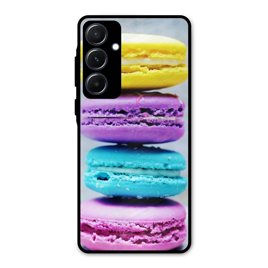 Colourful Whoopie Pies Metal Back Case for Galaxy A55