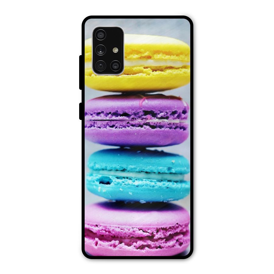 Colourful Whoopie Pies Metal Back Case for Galaxy A71