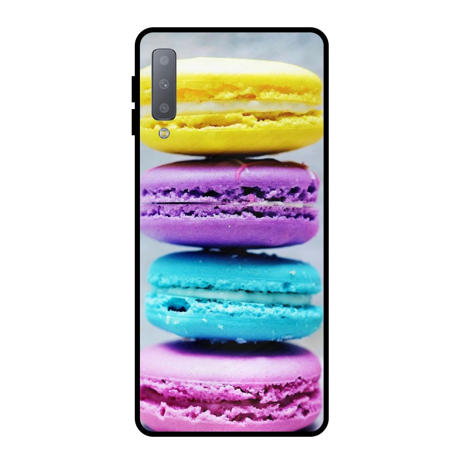 Colourful Whoopie Pies Metal Back Case for Galaxy A7 (2018)