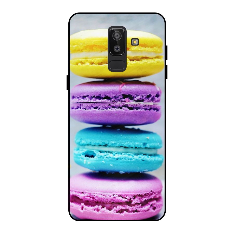 Colourful Whoopie Pies Metal Back Case for Galaxy J8