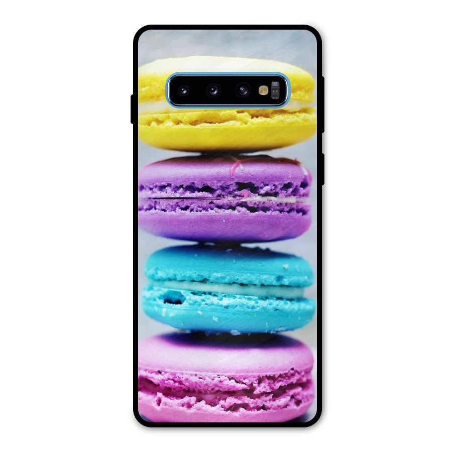 Colourful Whoopie Pies Metal Back Case for Galaxy S10