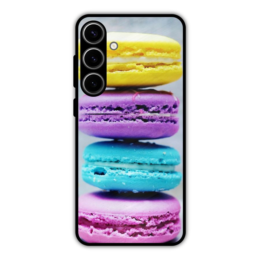 Colourful Whoopie Pies Metal Back Case for Galaxy S24 Plus