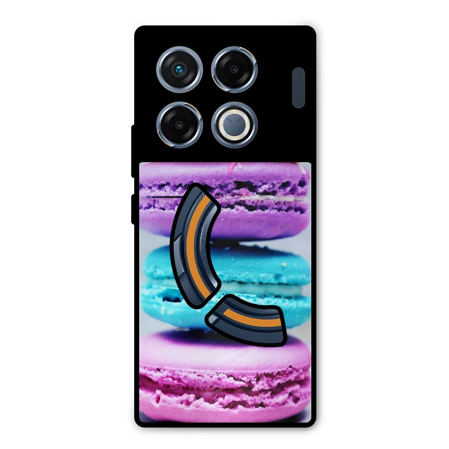 Colourful Whoopie Pies Metal Back Case for Infinix GT 20 Pro