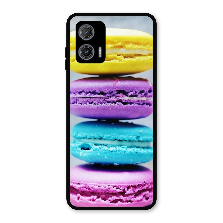 Colourful Whoopie Pies Metal Back Case for Moto G73