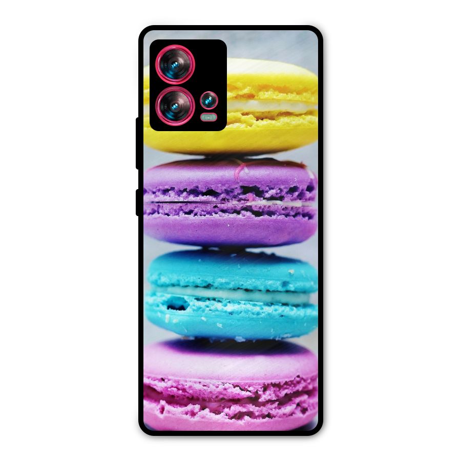 Colourful Whoopie Pies Metal Back Case for Motorola Edge 30 Fusion