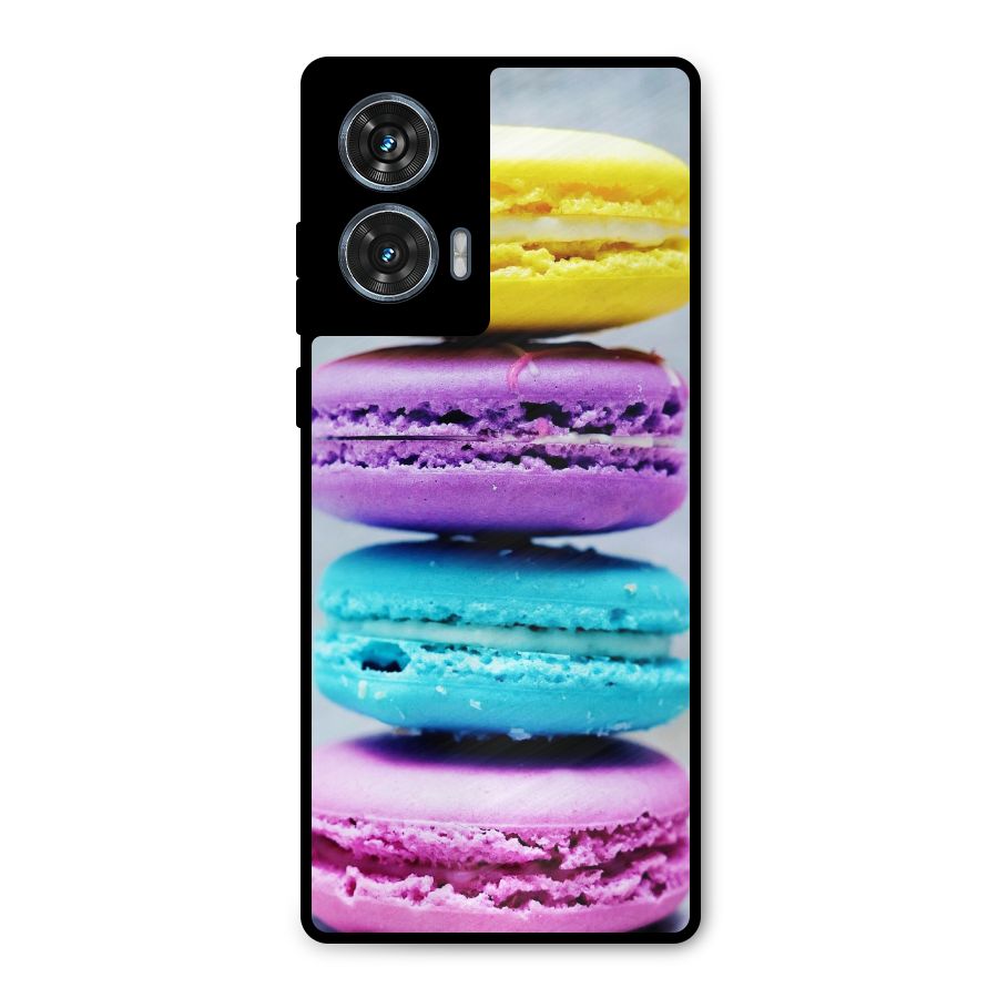 Colourful Whoopie Pies Metal Back Case for Motorola Edge 50 Fusion