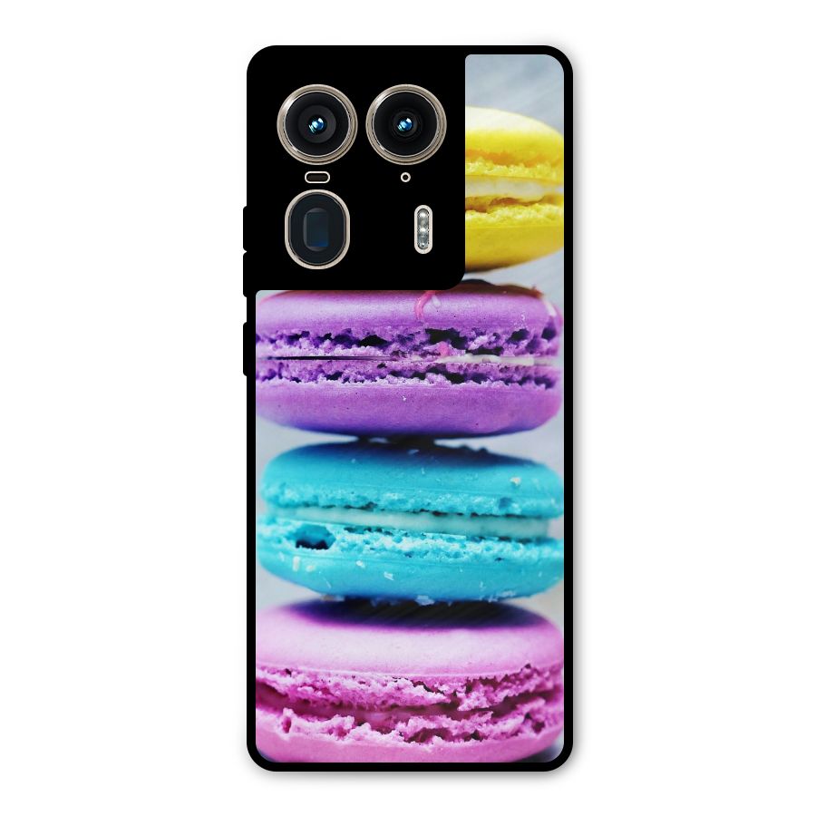 Colourful Whoopie Pies Metal Back Case for Motorola Edge 50 Ultra