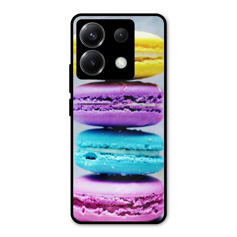 Colourful Whoopie Pies Metal Back Case for Poco X6