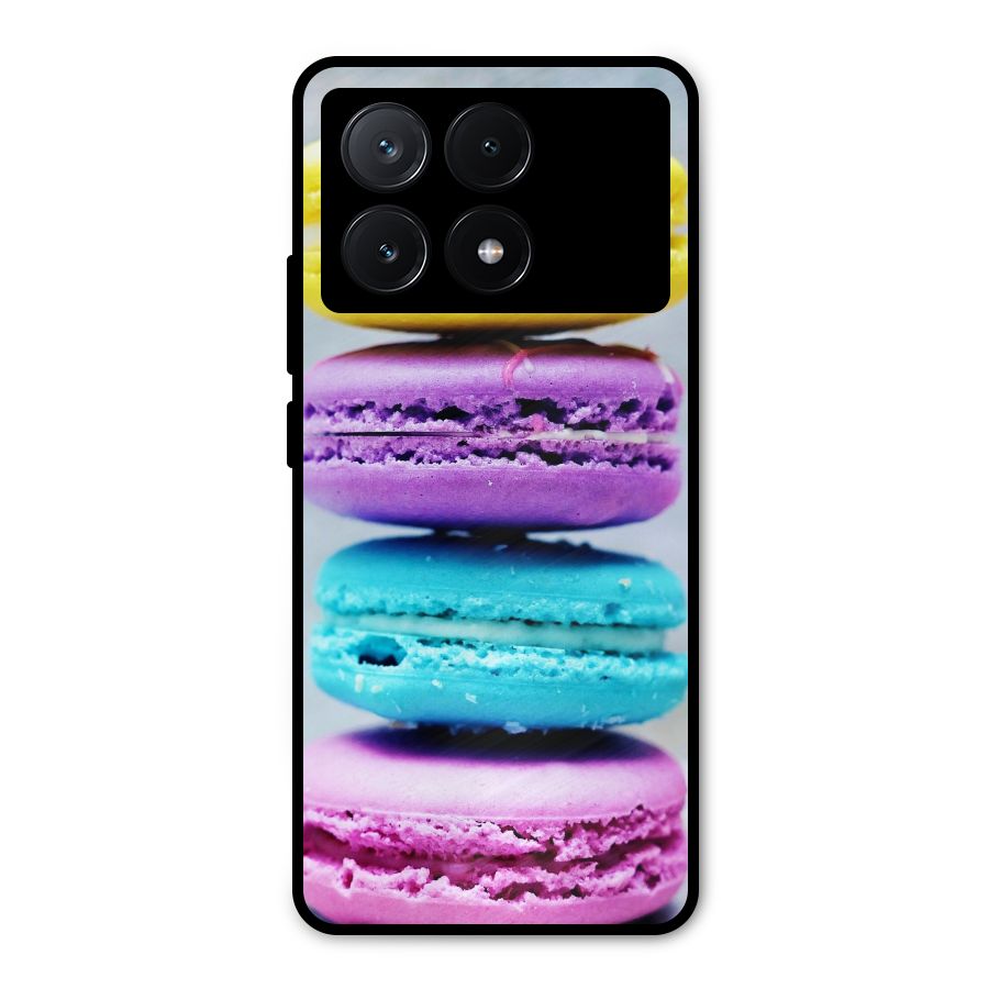 Colourful Whoopie Pies Metal Back Case for Poco X6 Pro