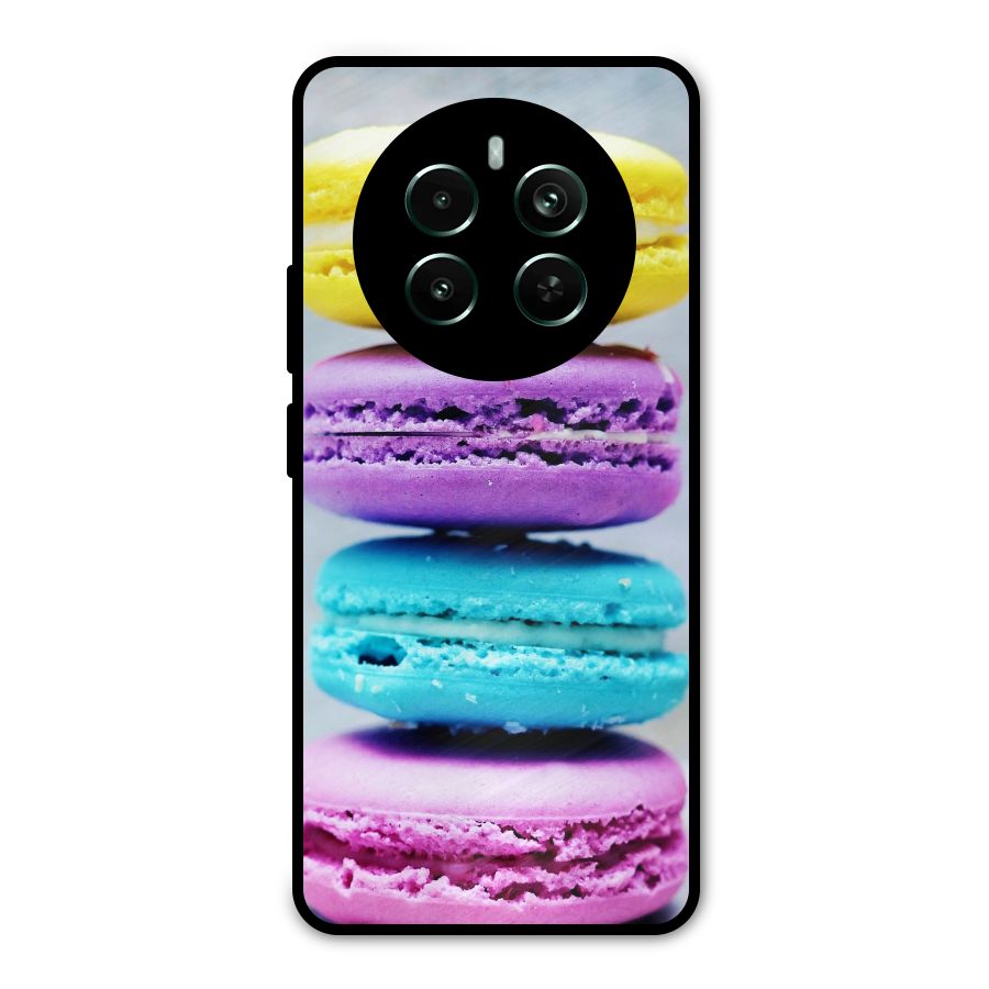 Colourful Whoopie Pies Metal Back Case for Realme 12 Pro Plus