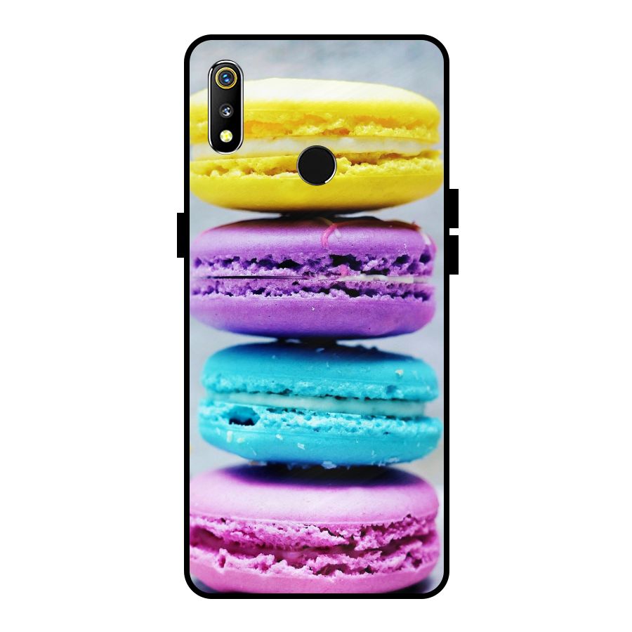 Colourful Whoopie Pies Metal Back Case for Realme 3