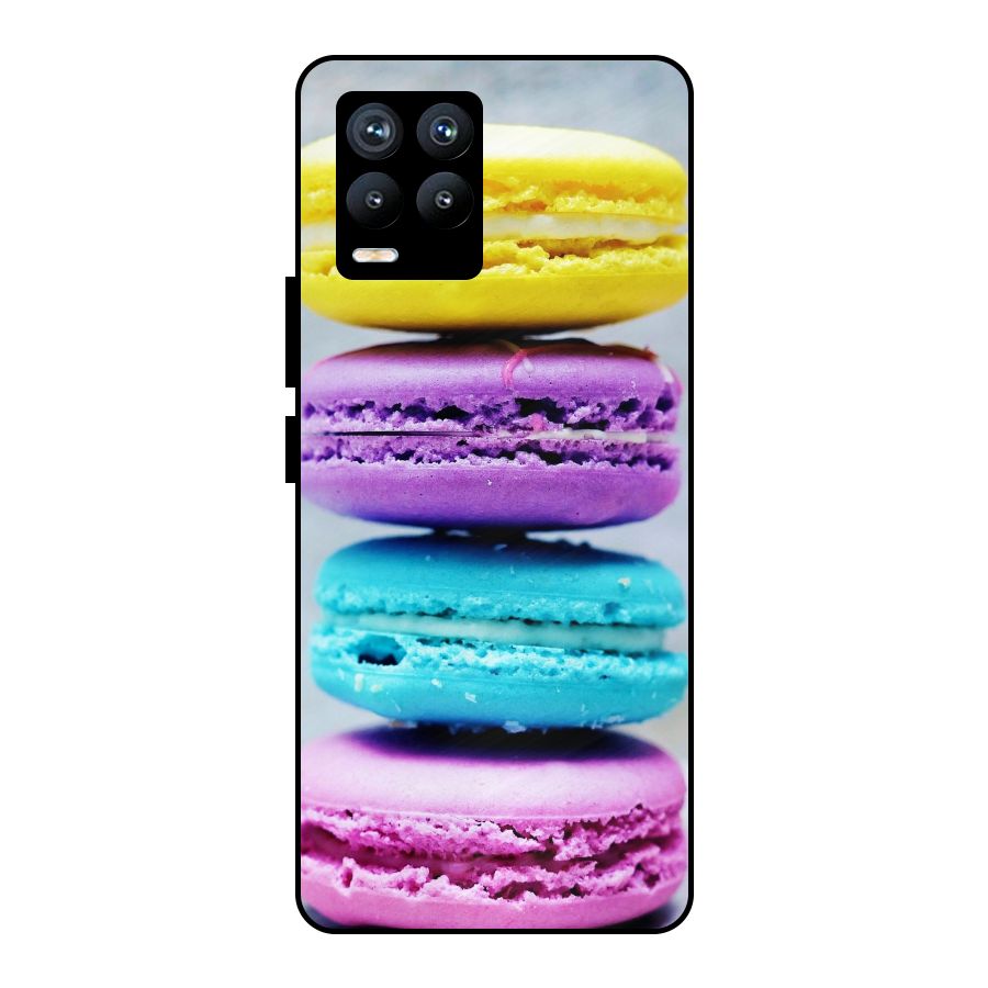 Colourful Whoopie Pies Metal Back Case for Realme 8 Pro