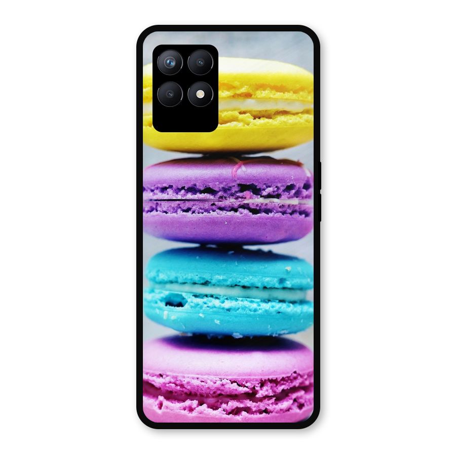 Colourful Whoopie Pies Metal Back Case for Realme Narzo 50