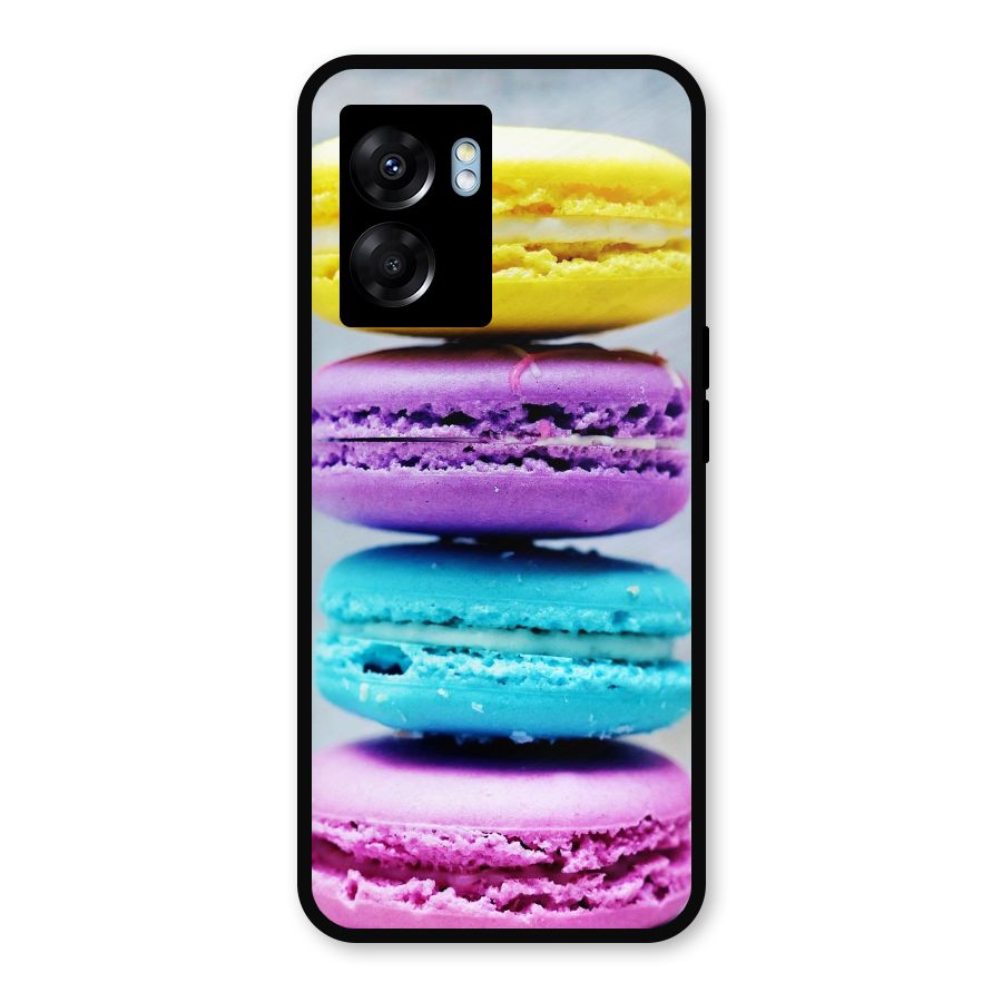 Colourful Whoopie Pies Metal Back Case for Realme Narzo 50 5G