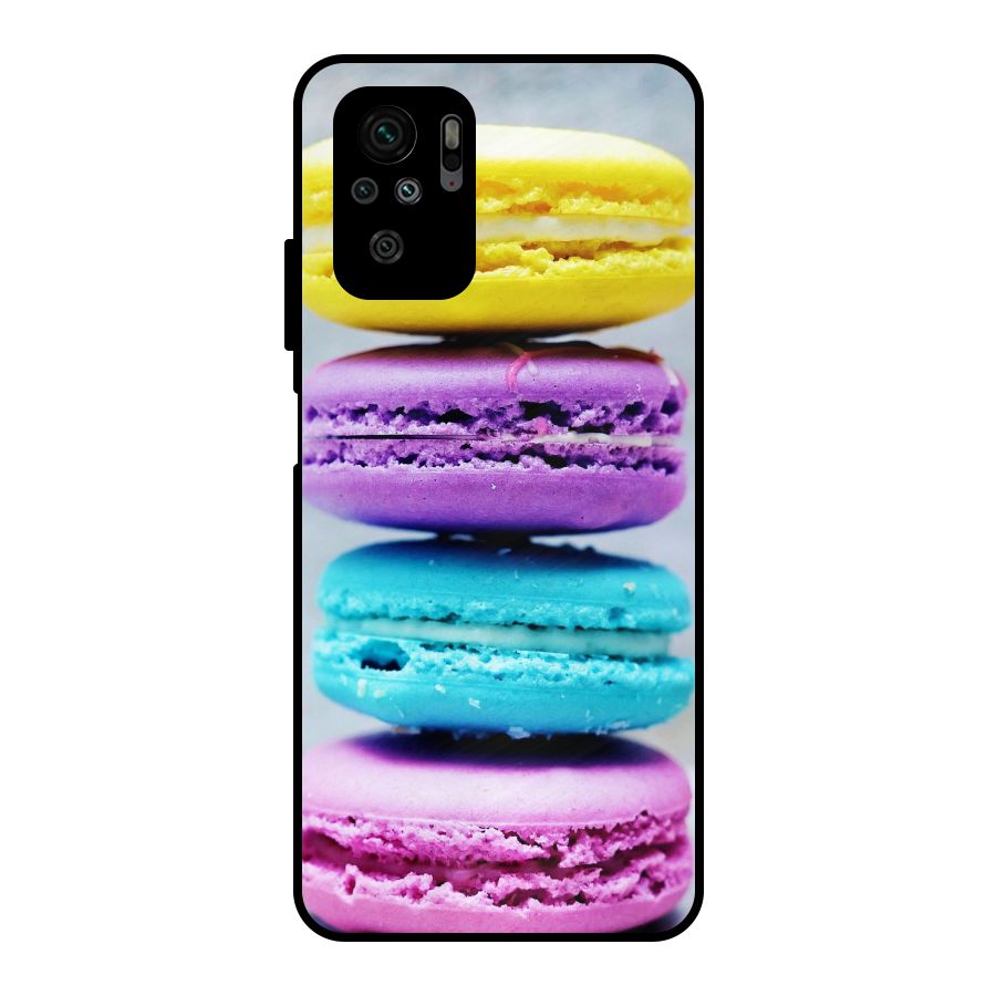Colourful Whoopie Pies Metal Back Case for Redmi Note 10S