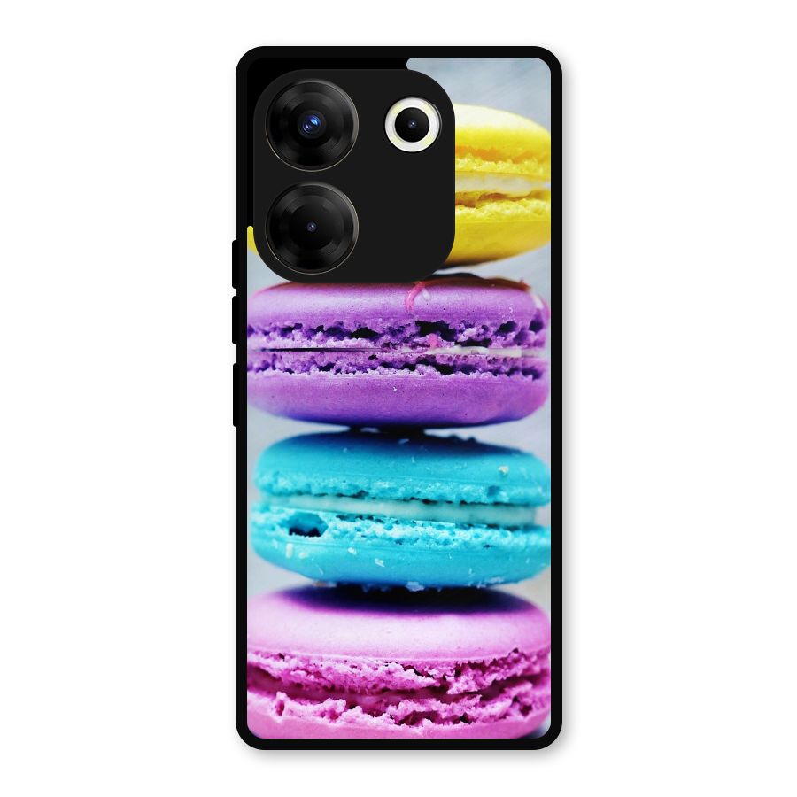 Colourful Whoopie Pies Metal Back Case for Tecno Camon 20