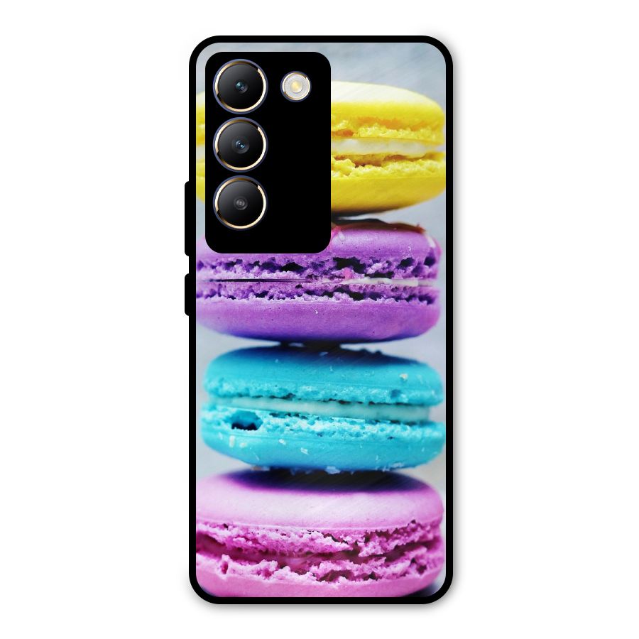 Colourful Whoopie Pies Metal Back Case for Vivo T3 5G