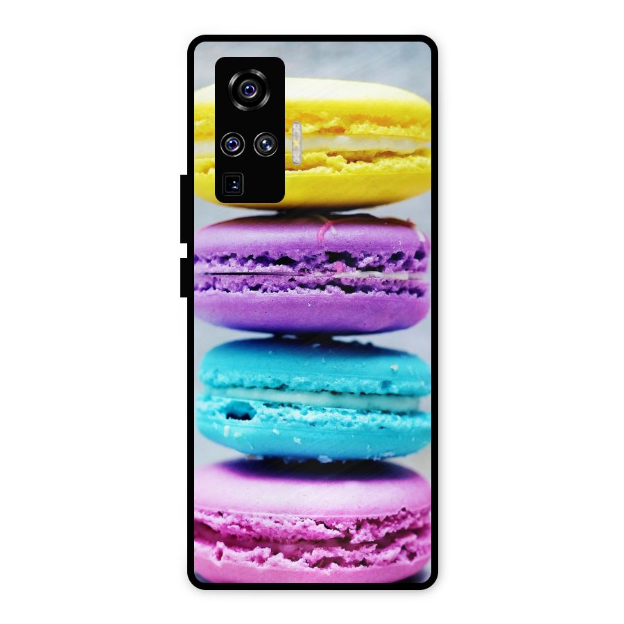 Colourful Whoopie Pies Metal Back Case for Vivo X50 Pro