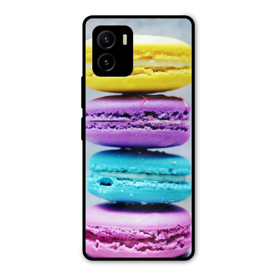 Colourful Whoopie Pies Metal Back Case for Vivo Y15s