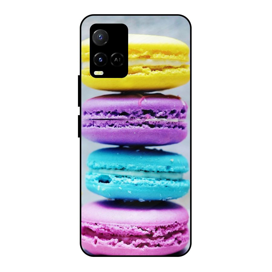 Colourful Whoopie Pies Metal Back Case for Vivo Y21T