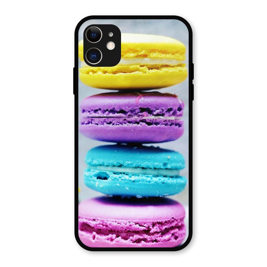 Colourful Whoopie Pies Metal Back Case for iPhone 11