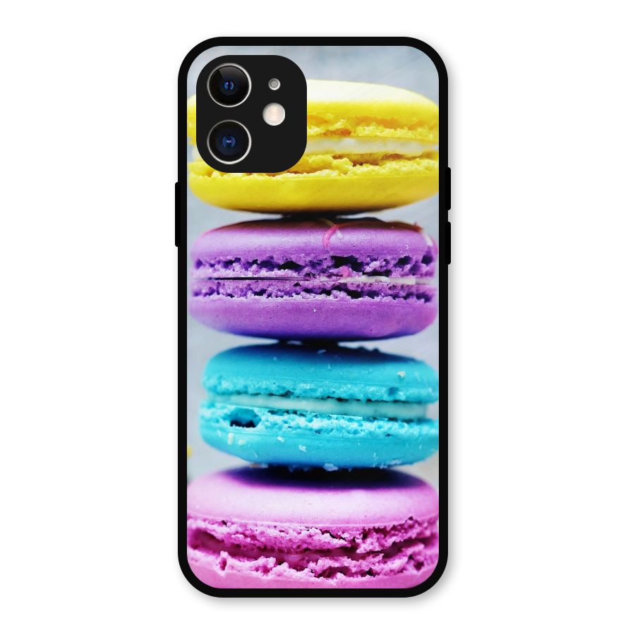 Colourful Whoopie Pies Metal Back Case for iPhone 12