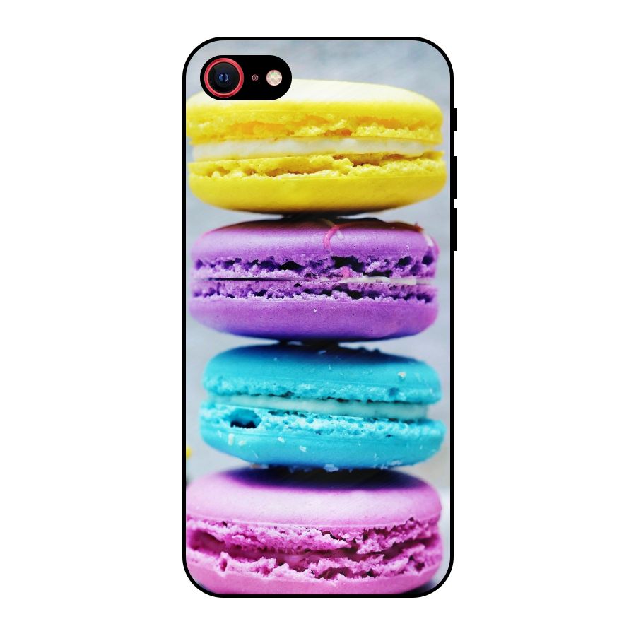 Colourful Whoopie Pies Metal Back Case for iPhone 8