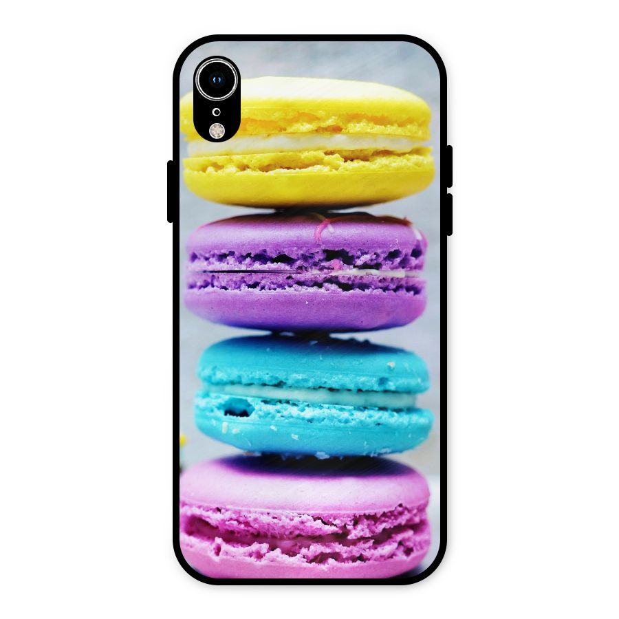 Colourful Whoopie Pies Metal Back Case for iPhone XR
