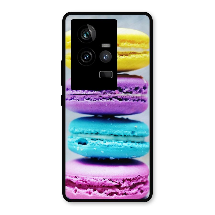 Colourful Whoopie Pies Metal Back Case for iQOO 11 5G