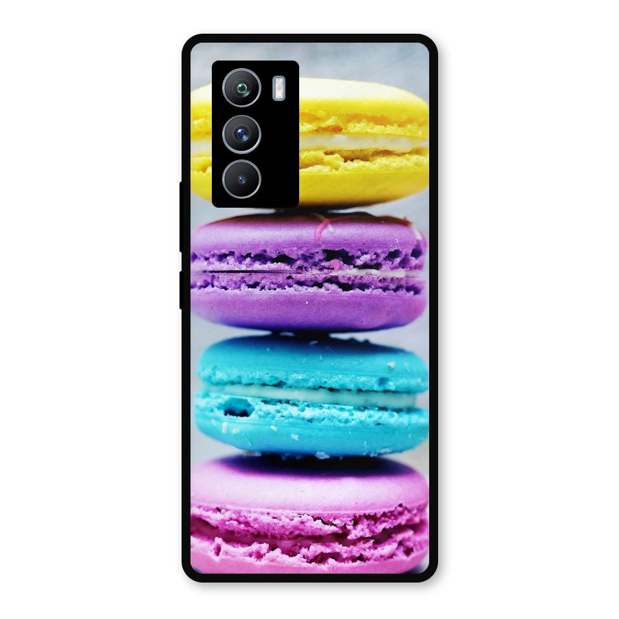 Colourful Whoopie Pies Metal Back Case for iQOO 9 SE