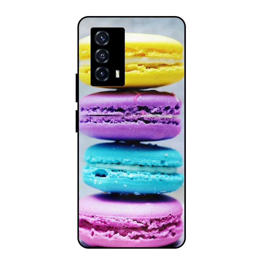 Colourful Whoopie Pies Metal Back Case for iQOO Z5