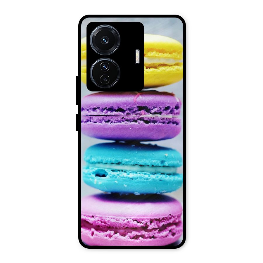 Colourful Whoopie Pies Metal Back Case for iQOO Z6