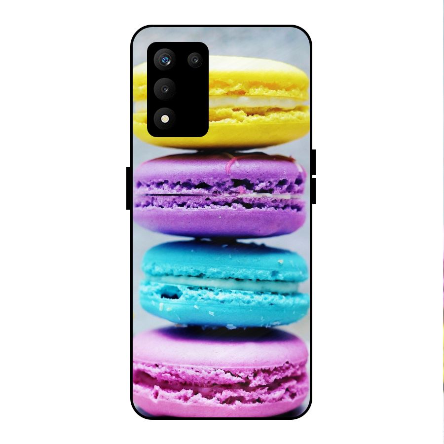 Colourful Whoopie Pies Metal Back Case for realme 9 5G SE