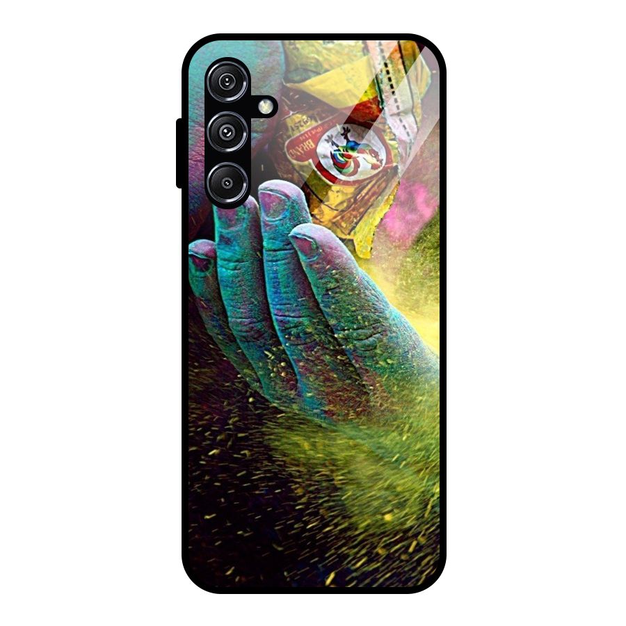 Colours Glass Back Case for Galaxy M34 5G