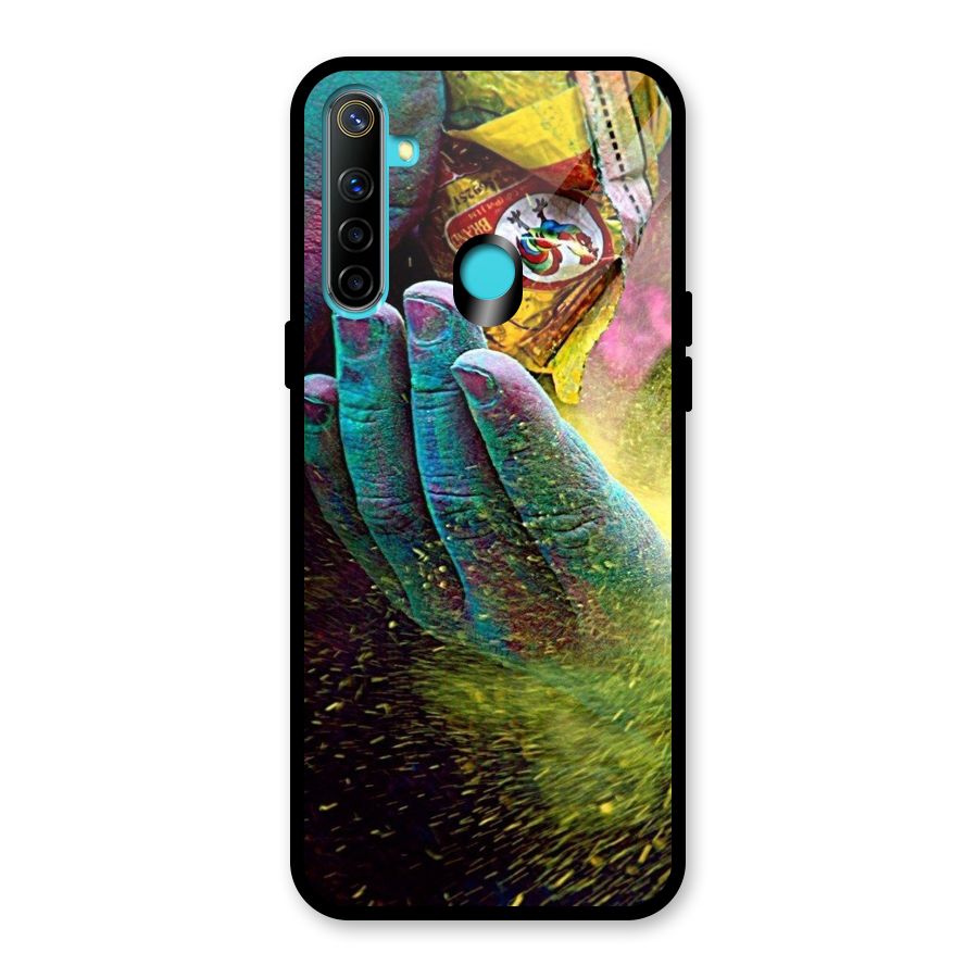 Colours Glass Back Case for Realme 5i