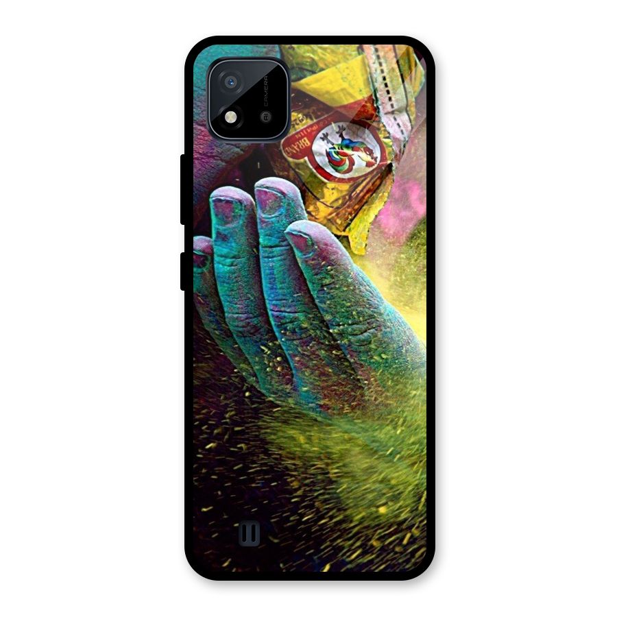 Colours Glass Back Case for Realme C11 2021