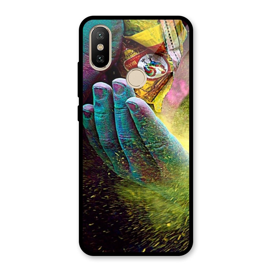 Colours Glass Back Case for Redmi A2