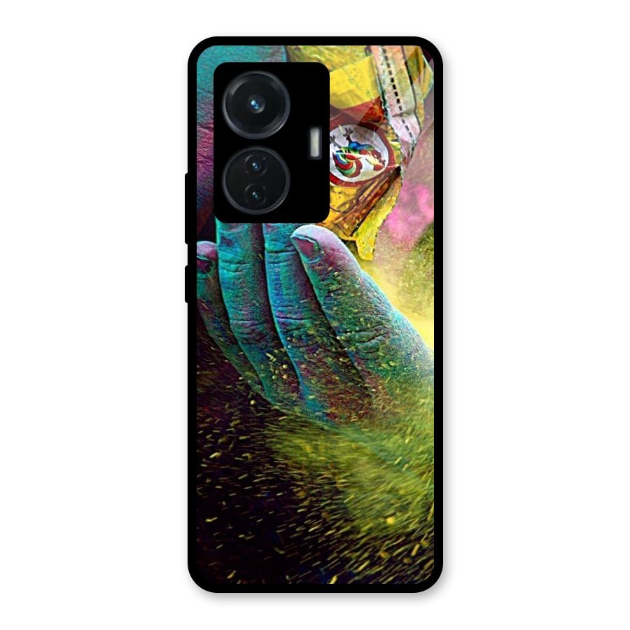 Colours Glass Back Case for Vivo T1 44W