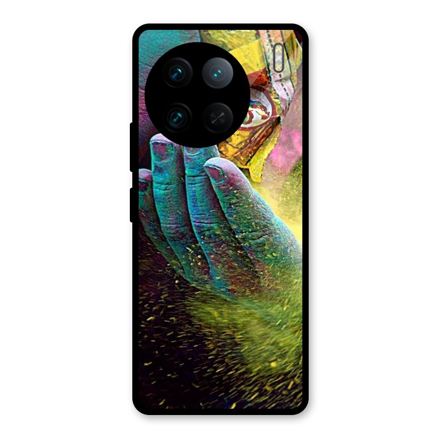 Colours Glass Back Case for Vivo X90 Pro