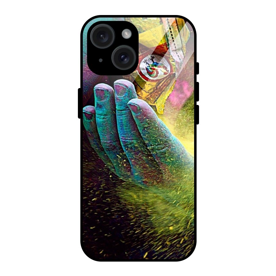 Colours Glass Back Case for iPhone 15