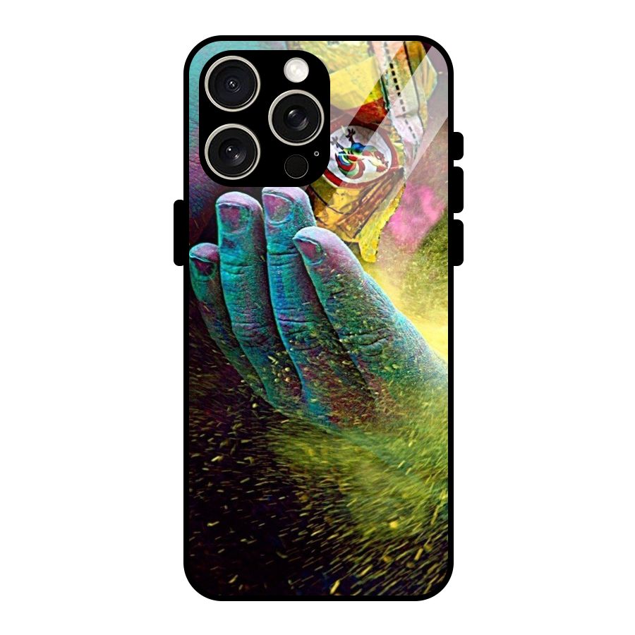 Colours Glass Back Case for iPhone 15 Pro Max
