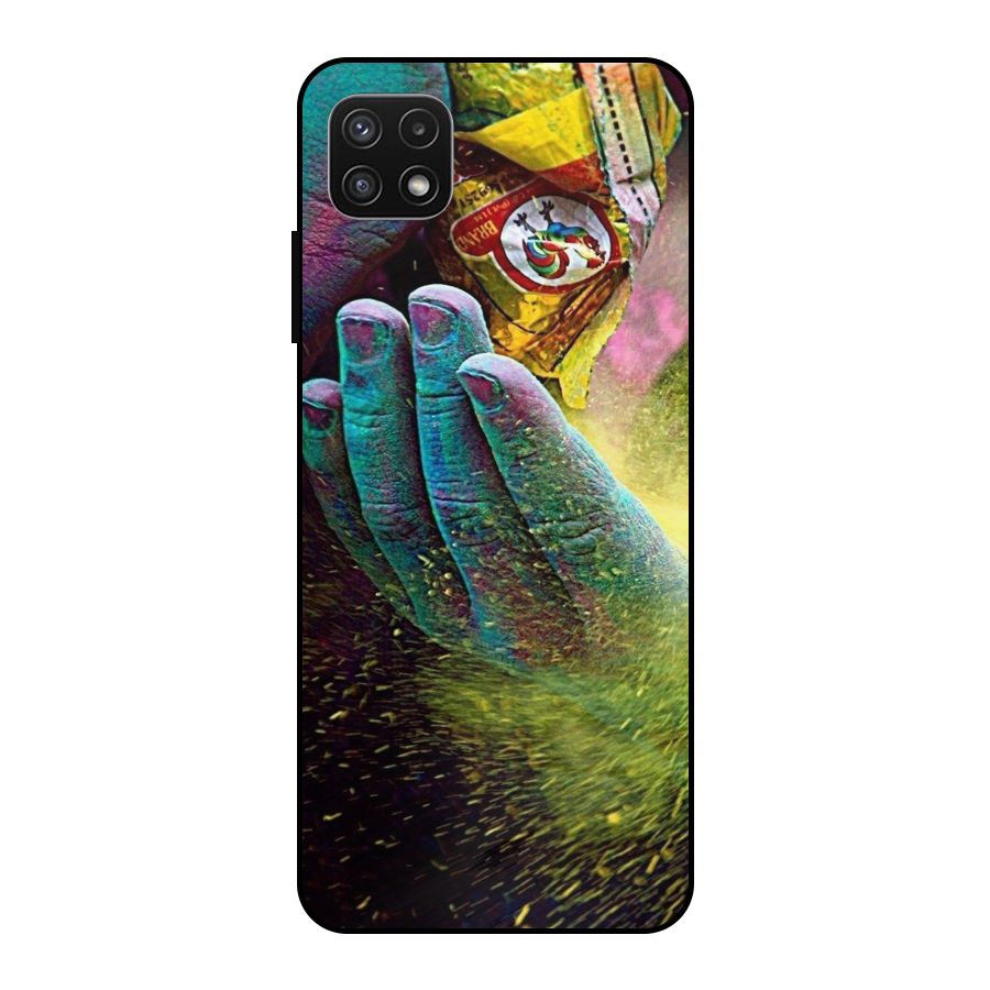Colours Metal Back Case for Galaxy A22 5G