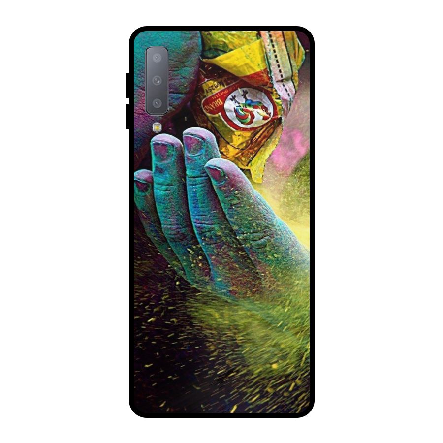 Colours Metal Back Case for Galaxy A7 (2018)