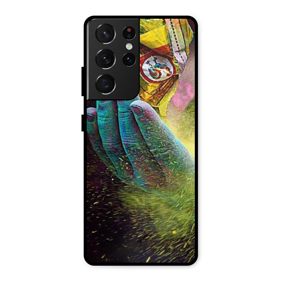Colours Metal Back Case for Galaxy S21 Ultra 5G
