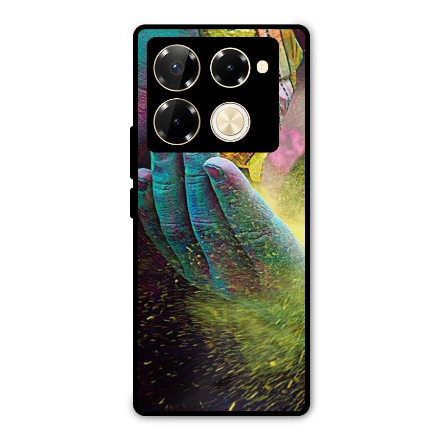 Colours Metal Back Case for Infinix Note 40 Pro Plus