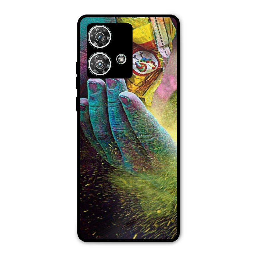 Colours Metal Back Case for Motorola Edge 40 Neo